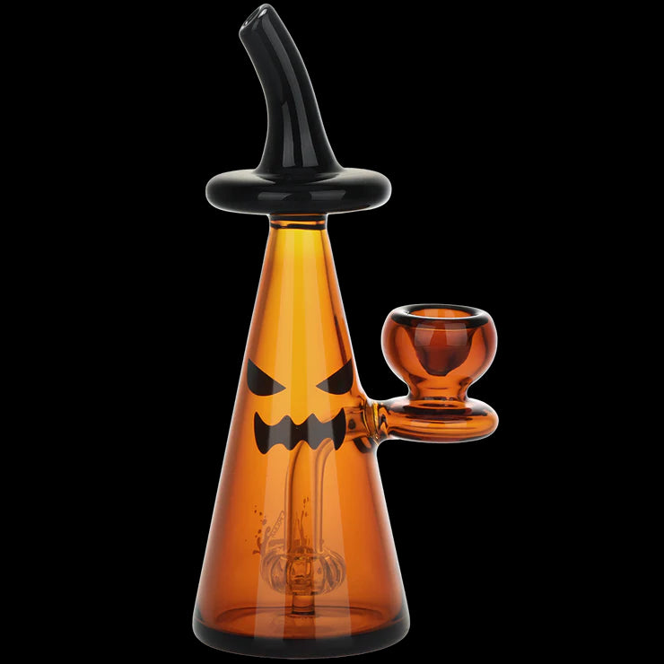6.5" Pulsar Halloween Glass Bubbler - style:Halloween