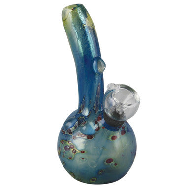 Double Glass Water Pipe- 5.25" / Grommet / Colors Vary