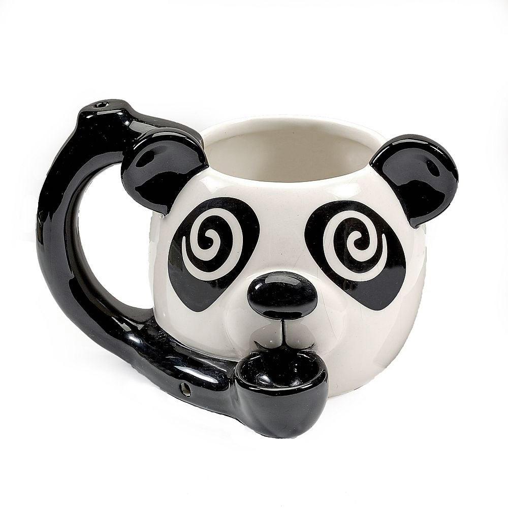 PREMIUM ROAST & TOAST CERAMIC MUG W/ PIPE - PANDA