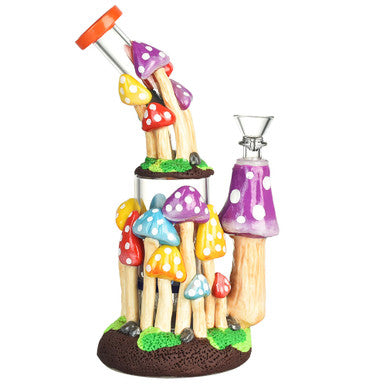 Pulsar Shroom Forest Water Pipe - 9"- 14mm F