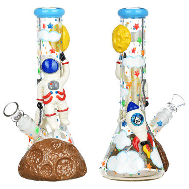 Pulsar Spaceman Beaker Water Pipe - 10"/14mm F