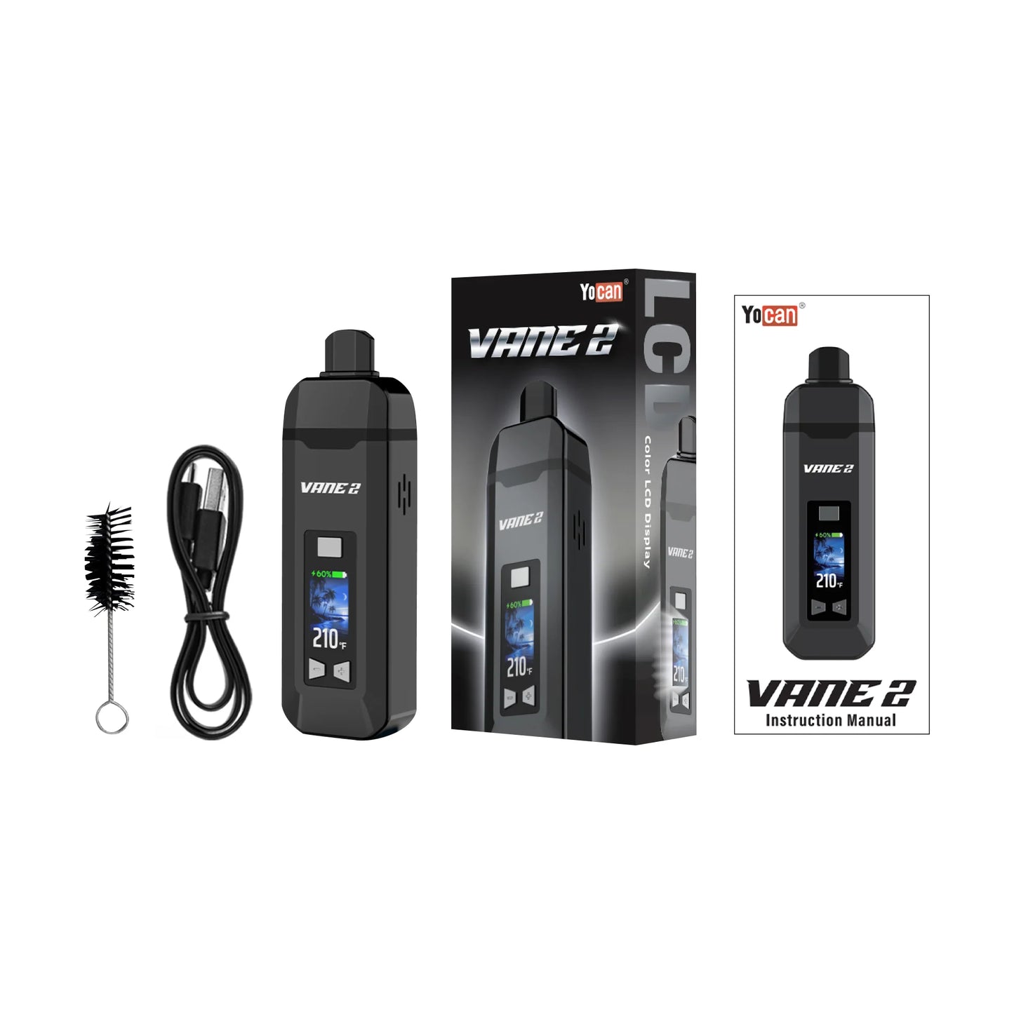 Yocan Vane 2 Dry Herb Vaporizer - 1200mAh