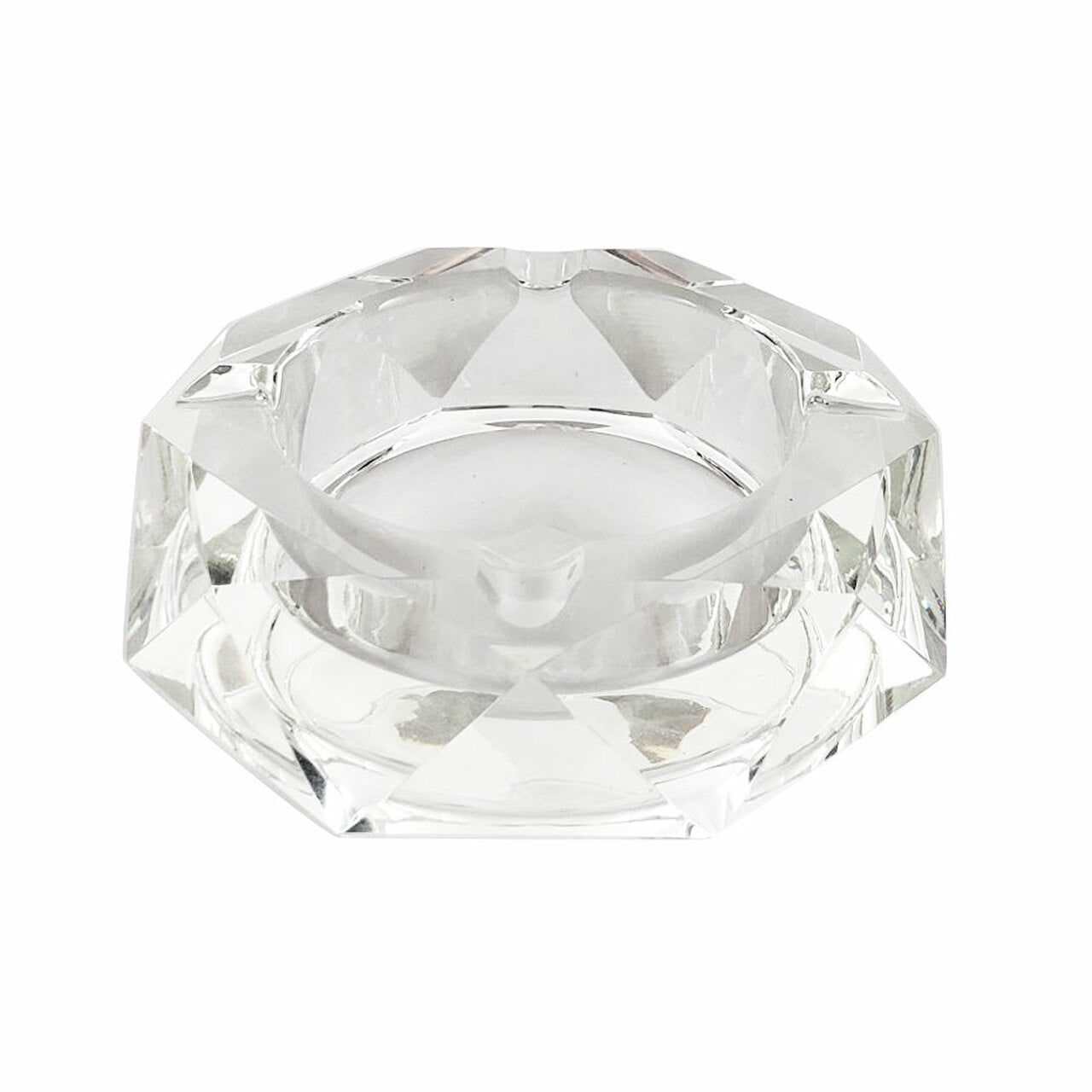GLASS CRYSTAL ASHTRAY - STAR ANISE