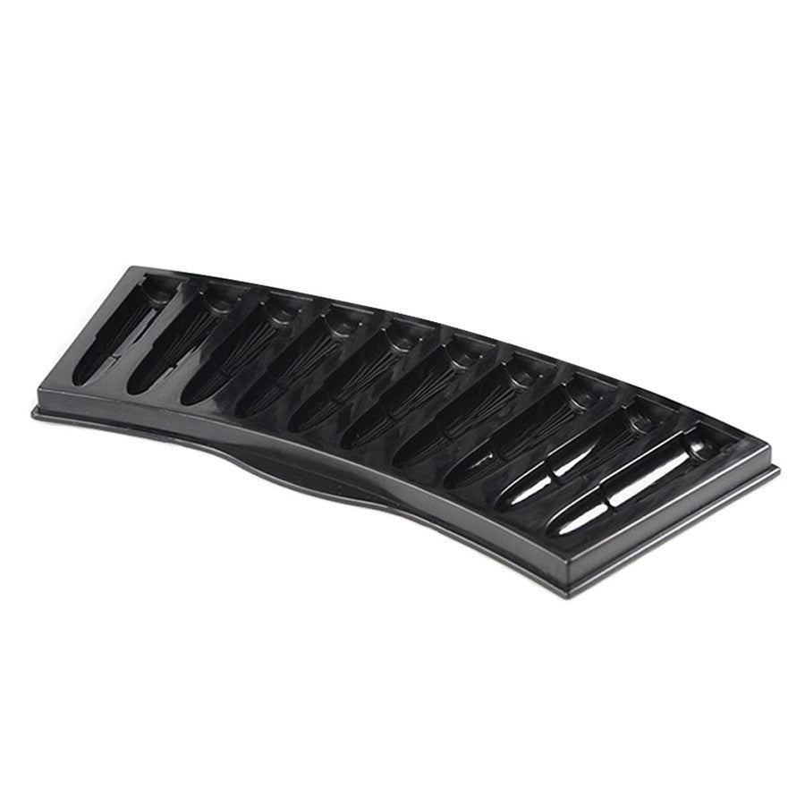 DOPE MOLDS SILICONE 10-CAVITY MOLD OR ICE CUBE TRAY - BULLET - BLACK