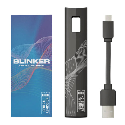 GENERAL ADMISSION BLINKER POD BATTERY - POP DISPLAY OF 6 - GUNMETAL BLACK