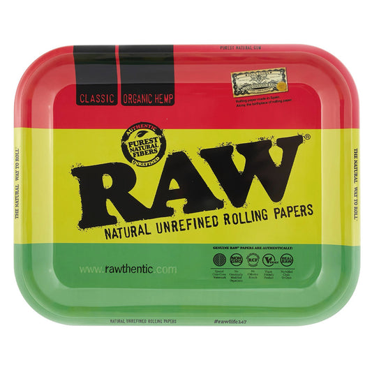 RAW LARGE METAL ROLLING TRAY