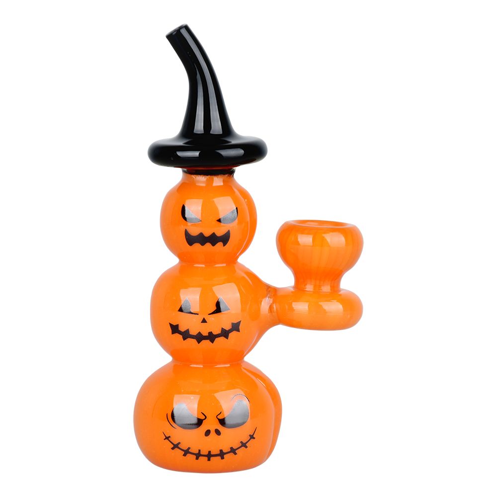 6" Halloween Glass Water Pipe / 14mm F - style:Halloween