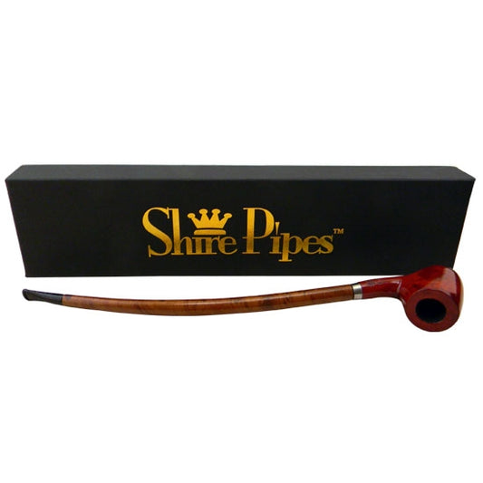APPLE CHURCHWARDEN PIPE BY SHIRE PIPE - ROSEWOOD - 11.5"