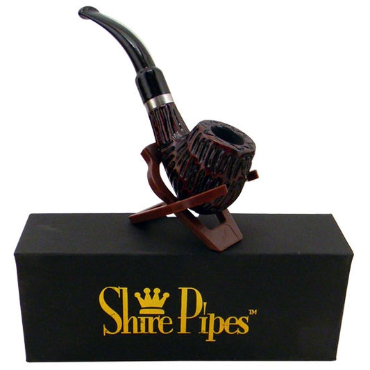 ENGRAVED BRANDY PIPE PIPE - ROSEWOOD - 5.25"