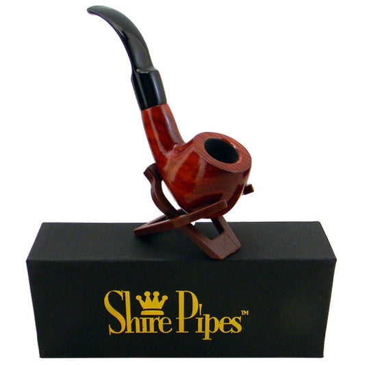5" BENT APPLE ROSEWOOD SHIRE PIPE
