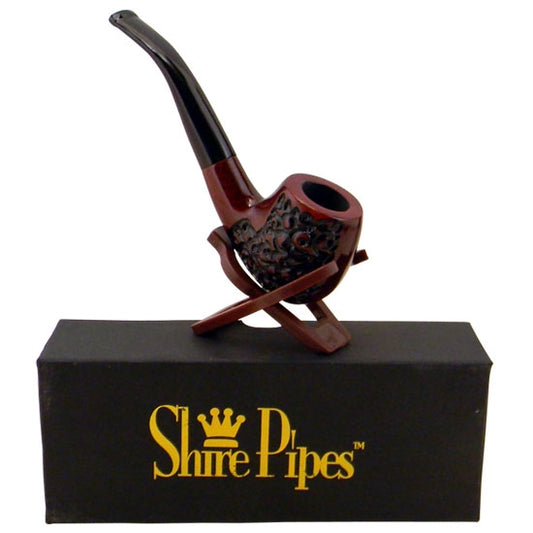 ENGRAVED BOWL BY SHIRE PIPE - ROSEWOOD