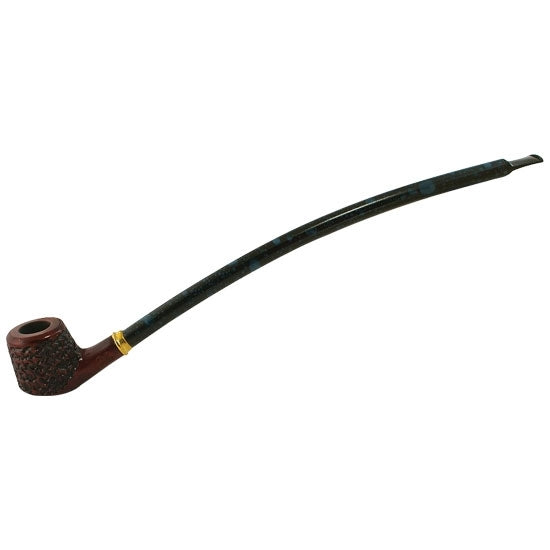 ENGRAVED POKER STYLE PIPE BY SHIRE PIPE - ROSEWOOD - 15"