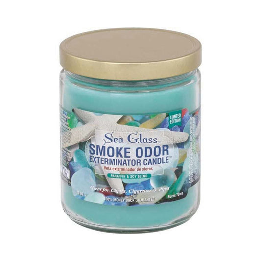 SMOKE ODOR 13OZ CANDLE - SEA GLASS **LIMITED EDITION**