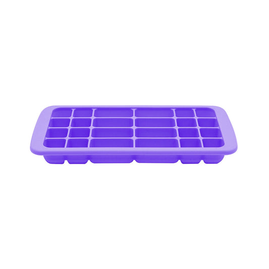DOPE MOLDS SILICONE 24-CAVITY ICE CUBE TRAY W/ LID