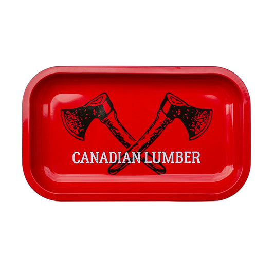 METAL ROLLING TRAY BY CANADIAN LUMBER - 10.5"X 6.25"
