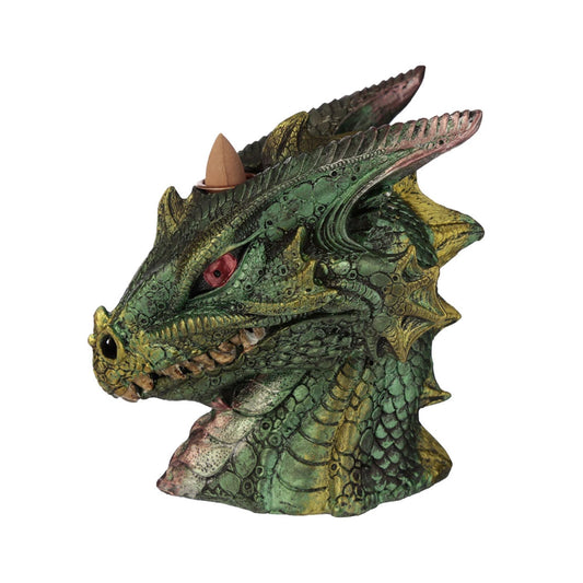 6" X 6" X 4" LARGE DRAGON BACK FLOW INCENSE BURNER