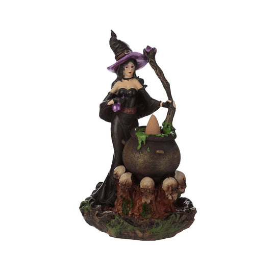 8" X 5" X 4" WITCH BACK FLOW INCENSE BURNER