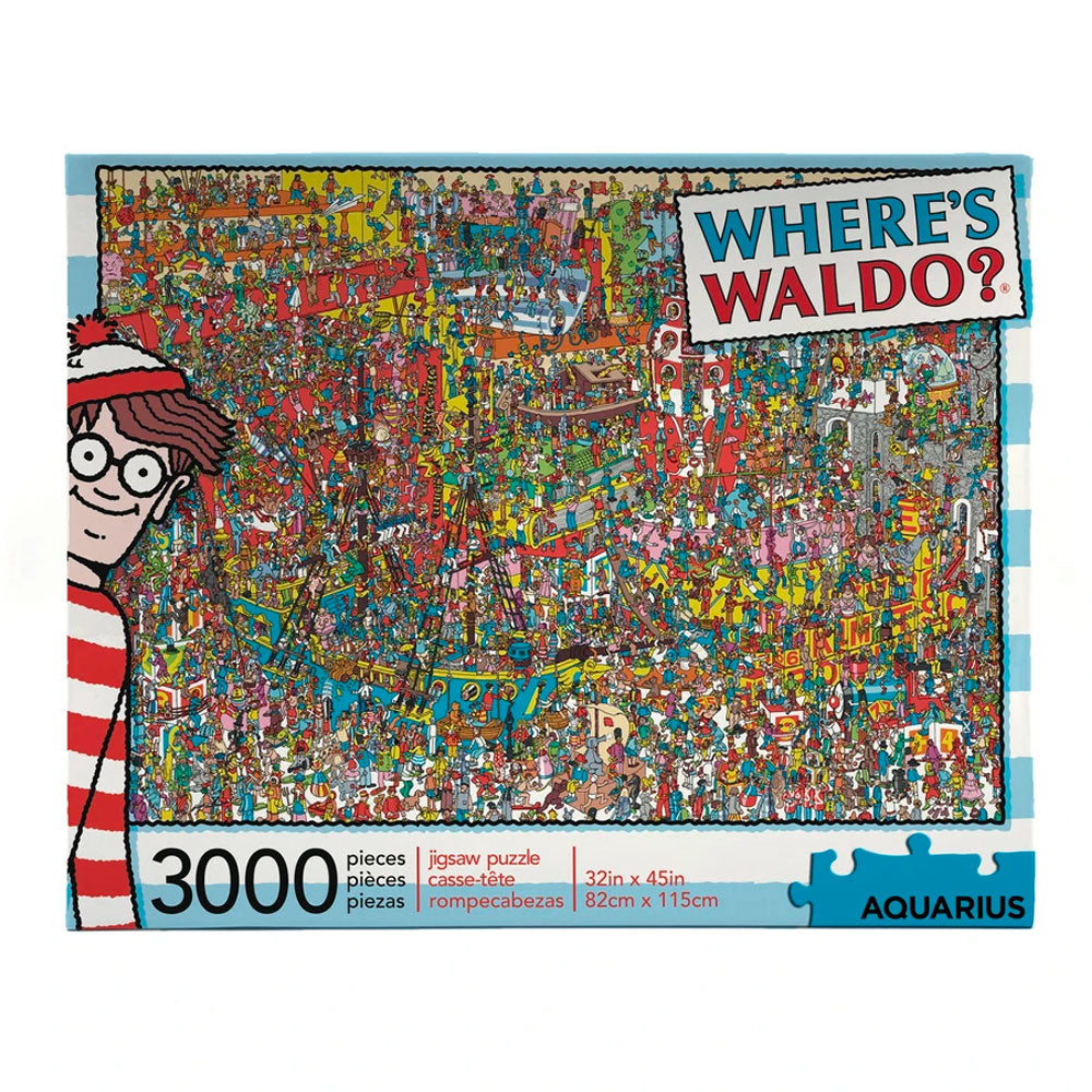 3000 PIECE PUZZLE - WHERE'S WALDO - TOYS
