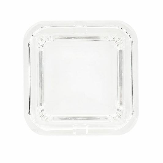 GLASS CRYSTAL ASHTRAY - DEEP CUBE