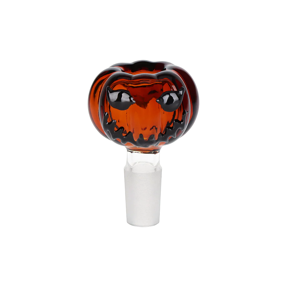 Pulsar Twisty And Wicked Jack-O-Lantern Glass Hand Pipe - 5.7"